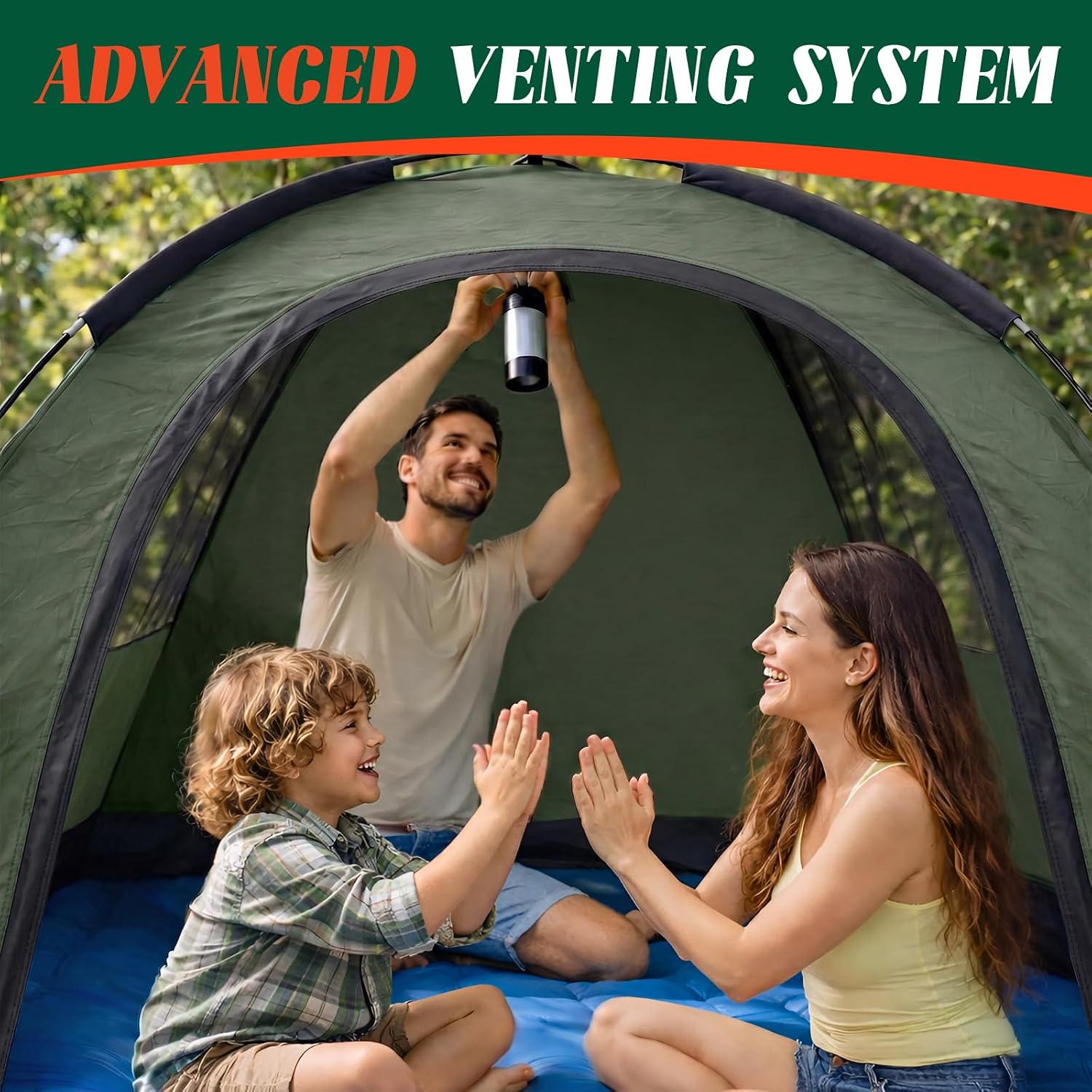 Detalle 2 de Camping Tent 2/3 Man Dome Tent 2.8kg