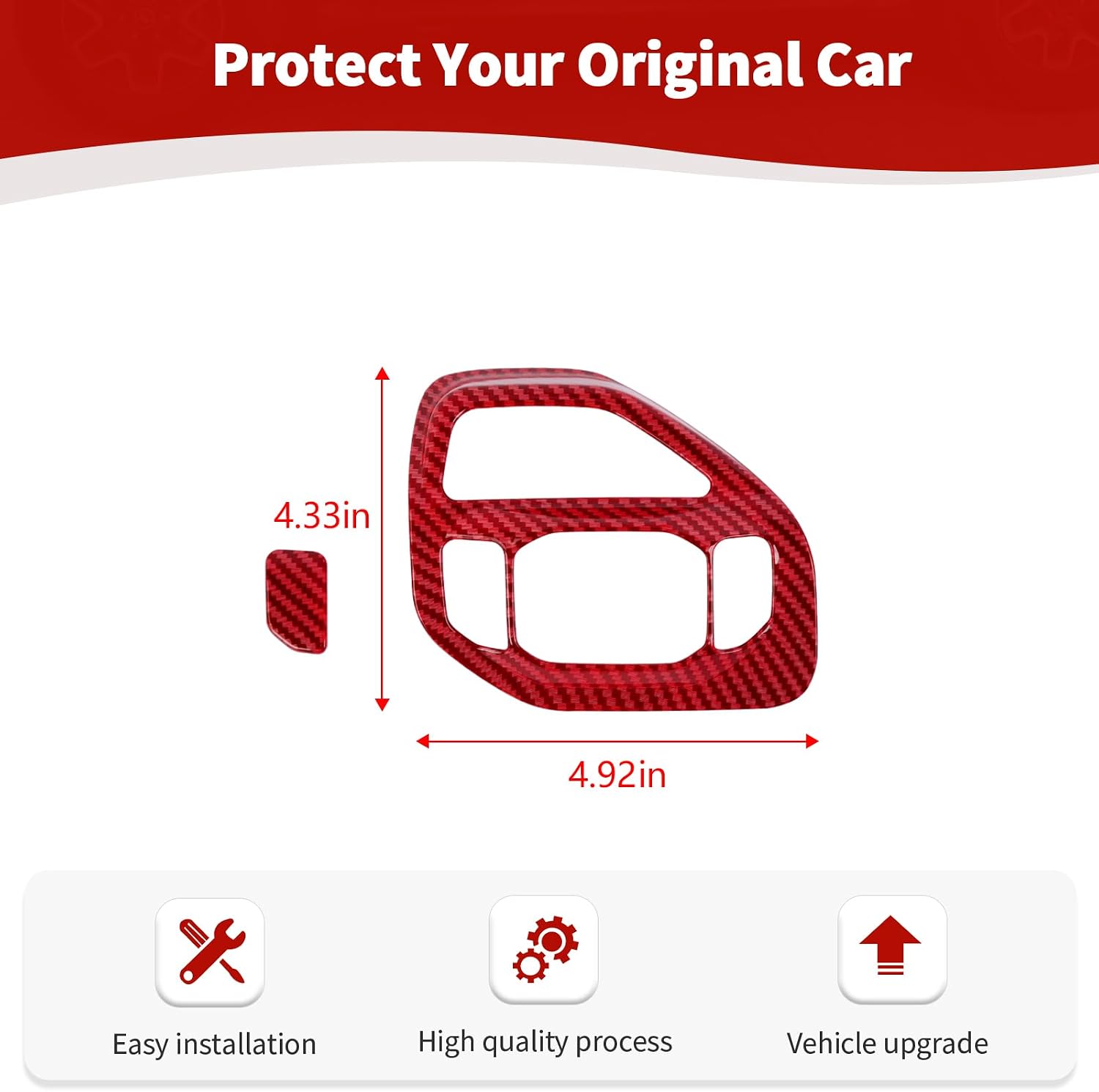 Detalle 2 de JOSHELA RAM TRX Control Panel Trim Cover 2-Piece