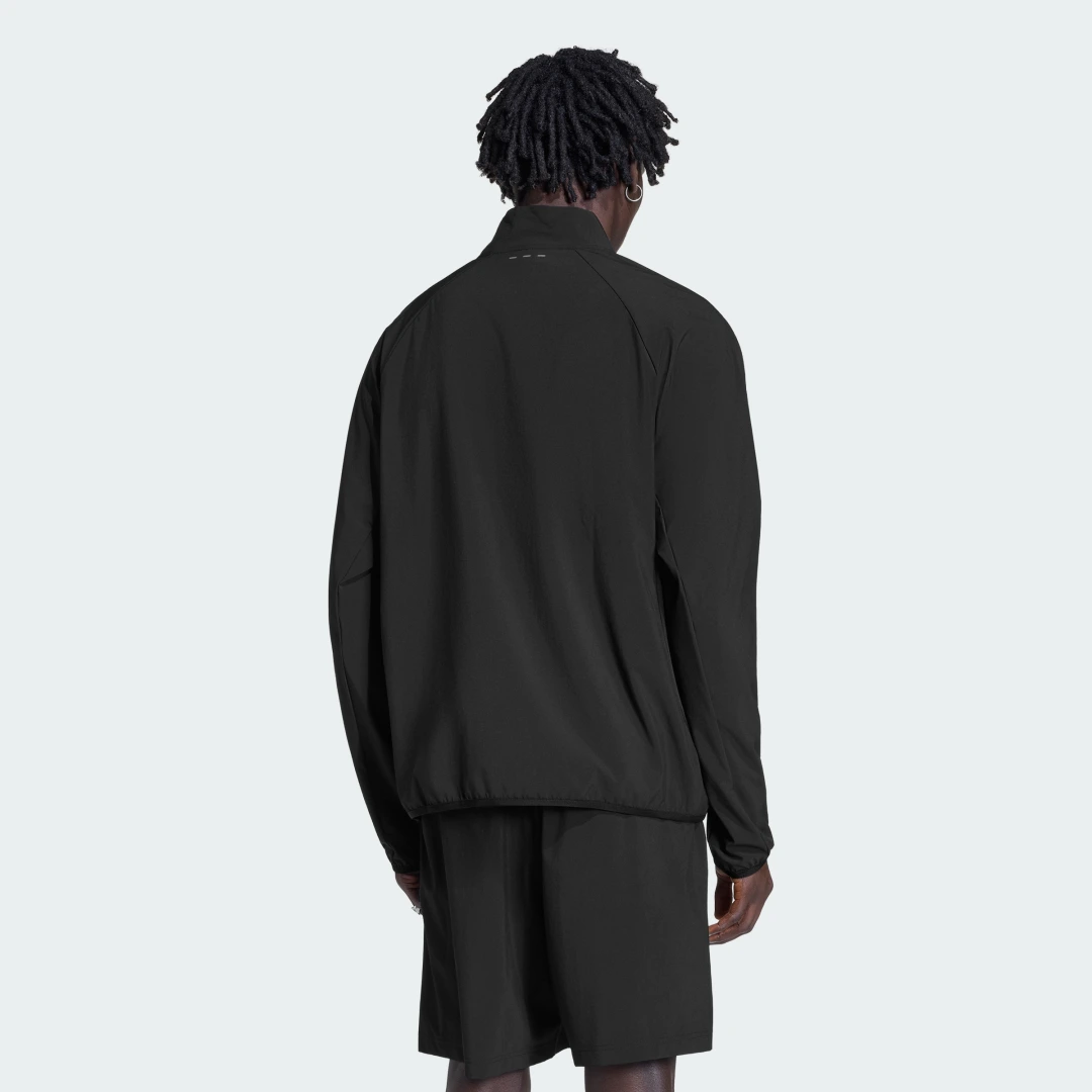 Detalle 2 de Sudadera Adidas TECH TREFOIL ESSENTIALS FZ HOOD (negro)