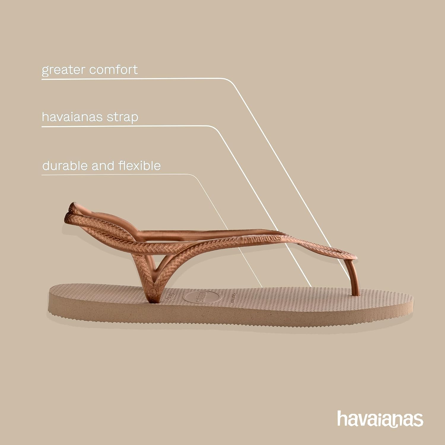 Thumbnail 6 de Havaianas Luna Ciber Pink 37-38 Womens Flip Flops