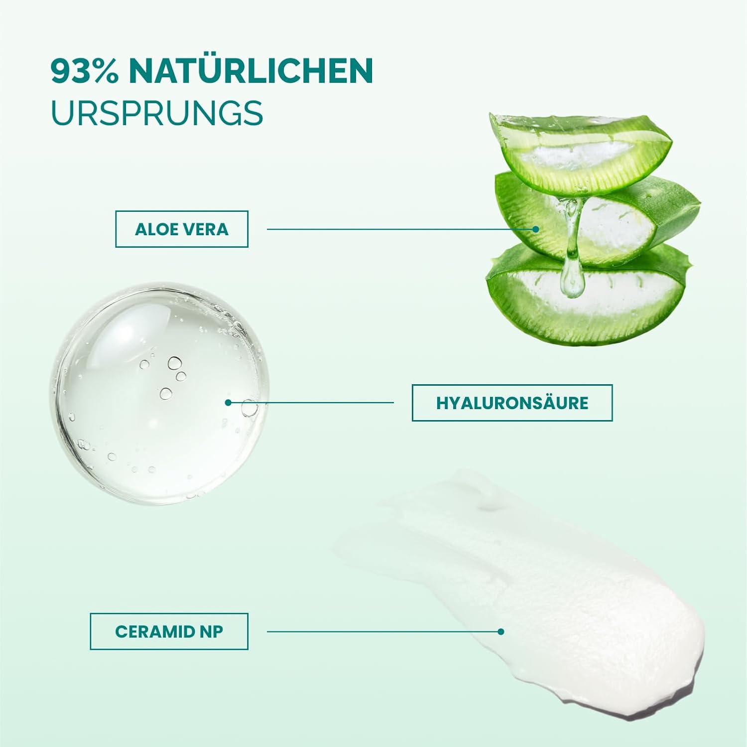 Thumbnail 2 de PLANTIFIQUE Koreanische Gesichtsmaske 5er-Set mit Aloe Vera, Hyaluronsäure & Ceramid NP