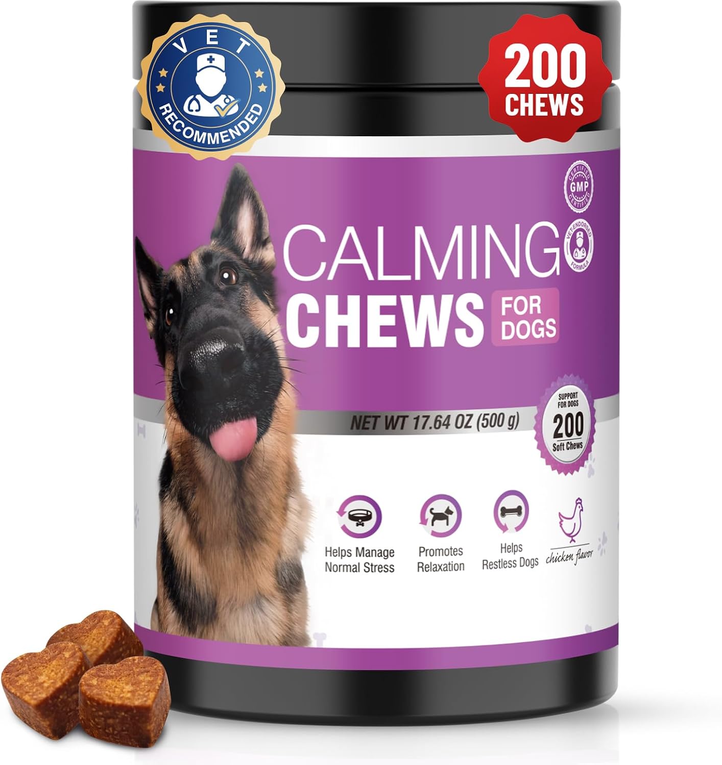 Detalle de Dog Calming Chews, 200-Count