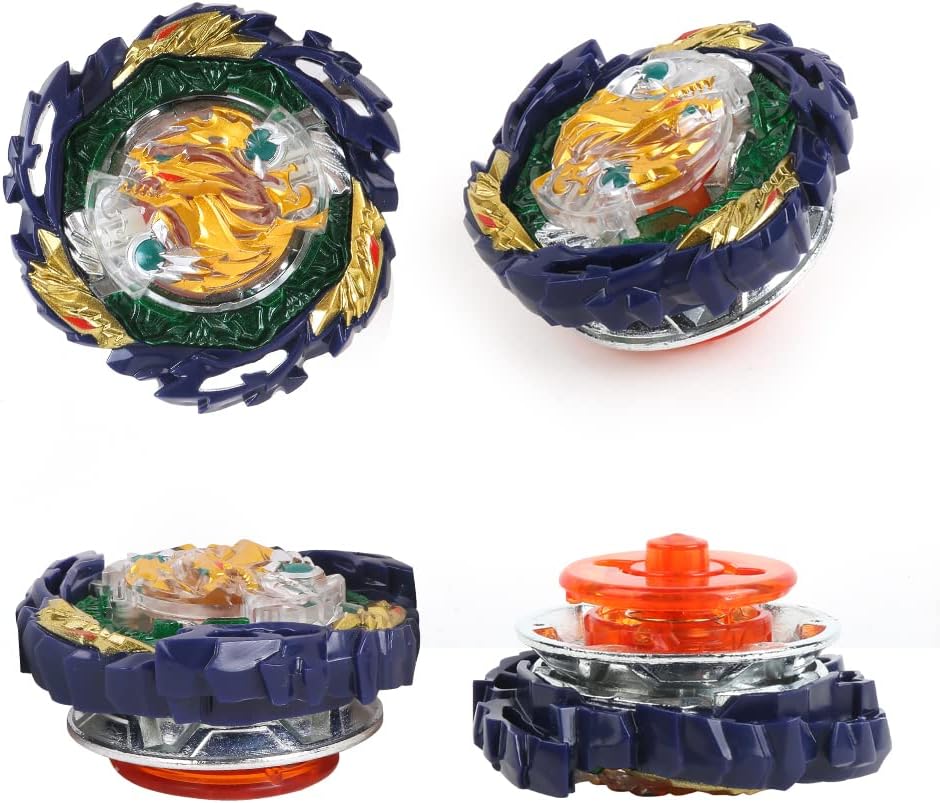 Thumbnail 2 de MUSTYBELT Battling Top Burst Gyro Toy Set with 8 Spinning Tops and 2 Two-Way Launchers (Ages 6+)