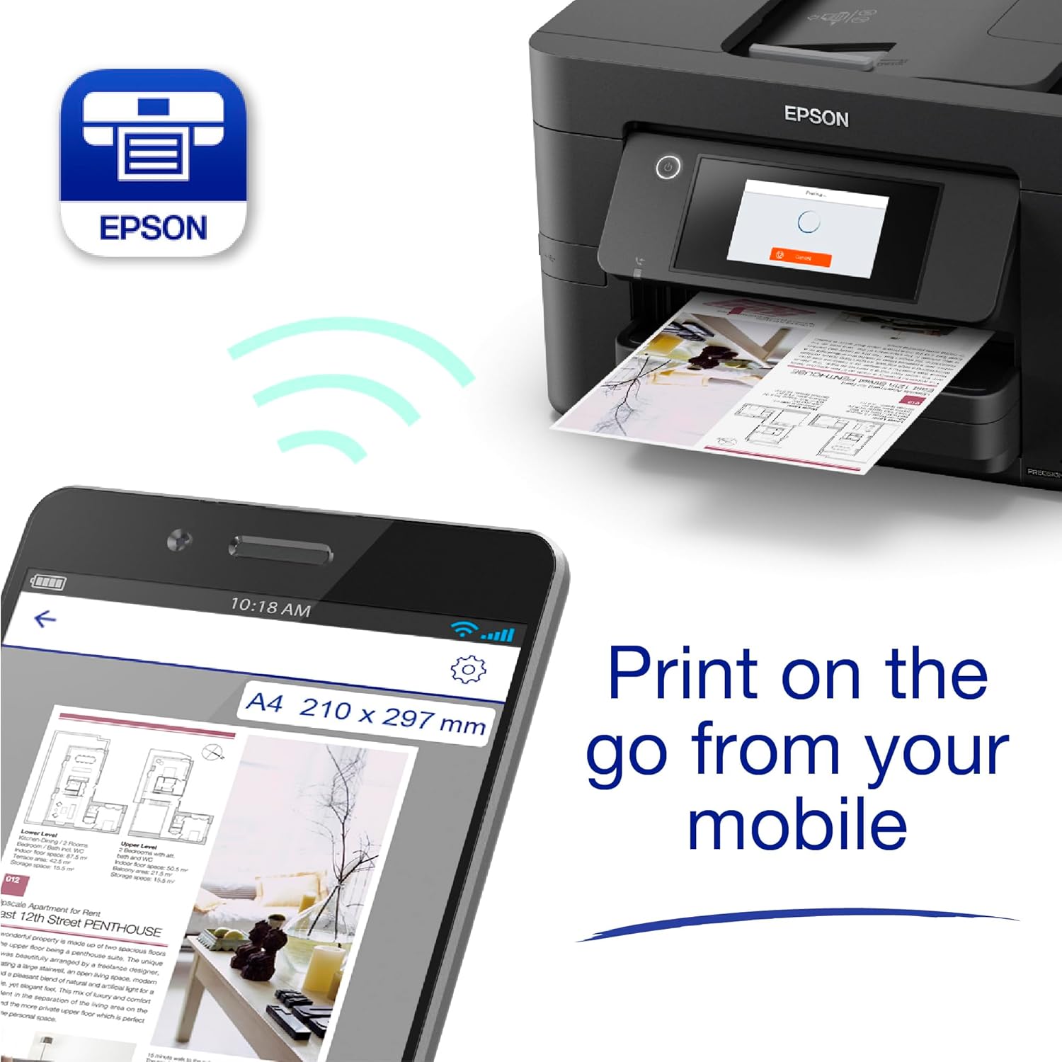Thumbnail 5 de Epson WorkForce Pro WF-4820DWF A4 wireless multifunction inkjet printer