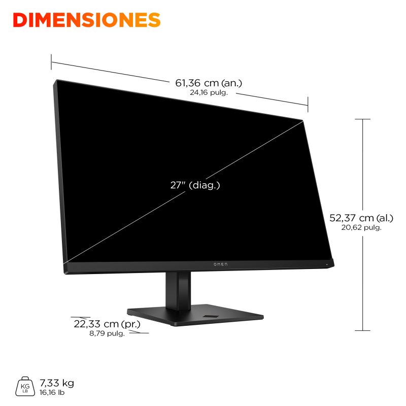 Thumbnail 3 de HP OMEN 27q G2 QHD 180Hz IPS 1ms HDR400