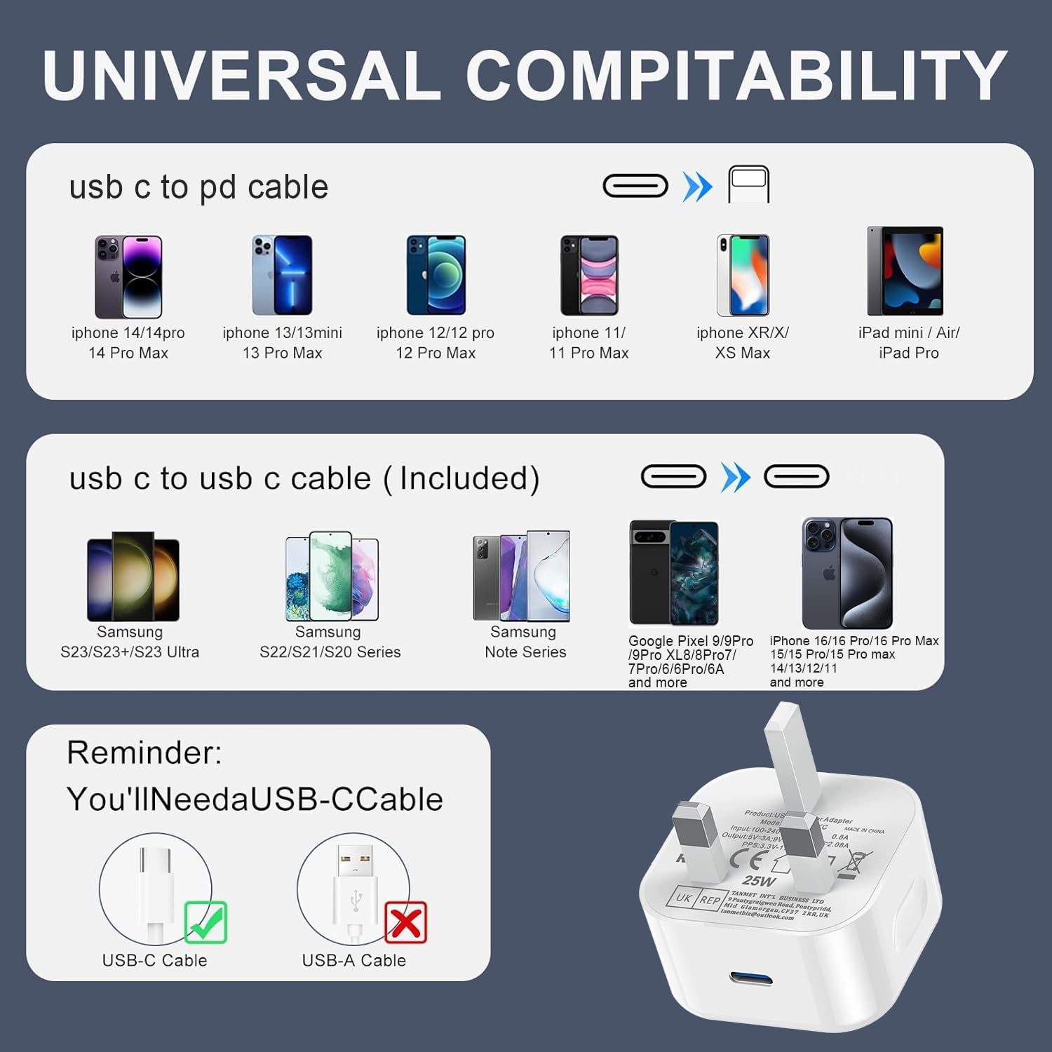 Thumbnail 6 de Apple iPhone 17 25W USB‑C fast charger cable