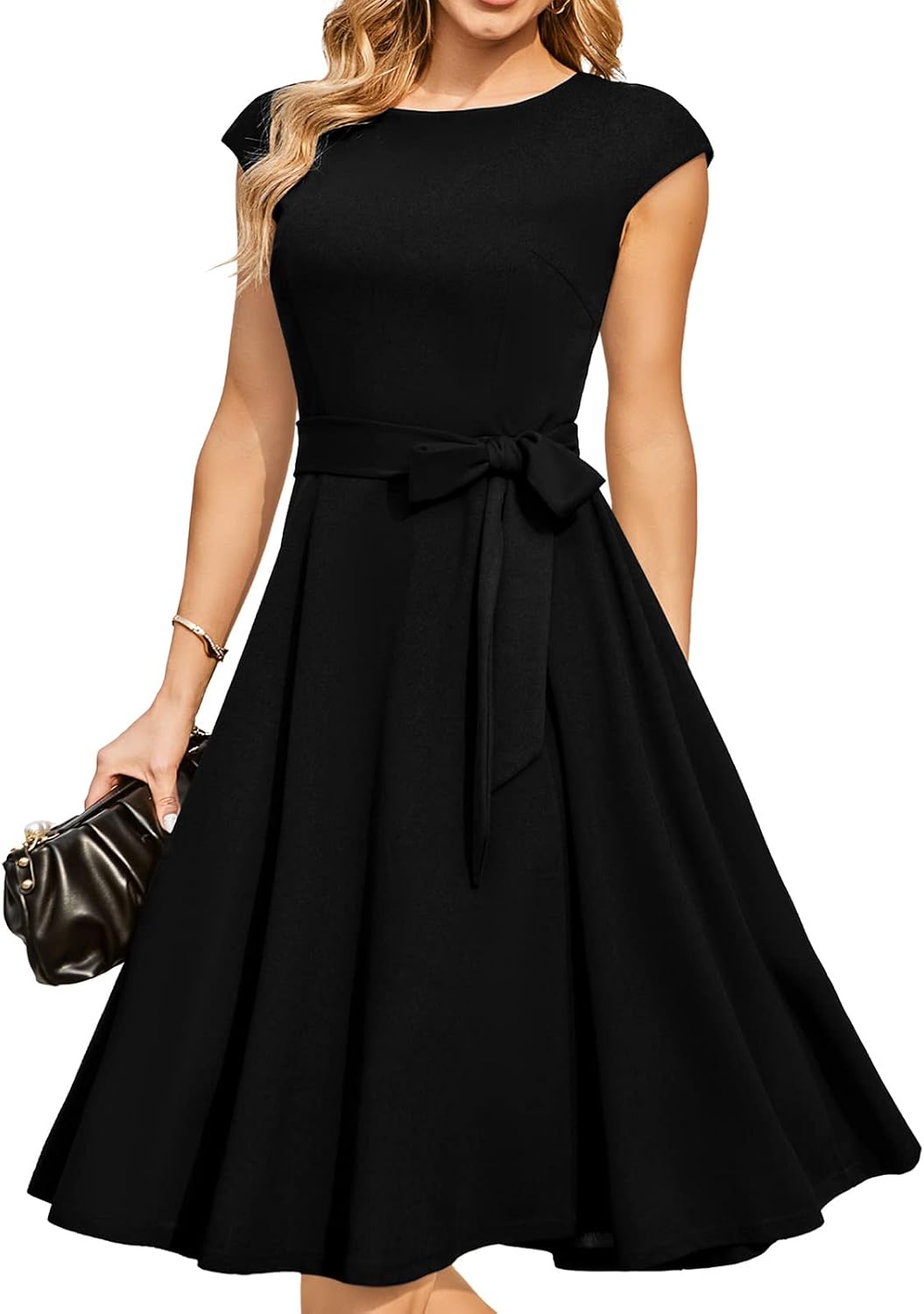 Detalle de DRESSTELLS Women's Cocktail Dress Midi