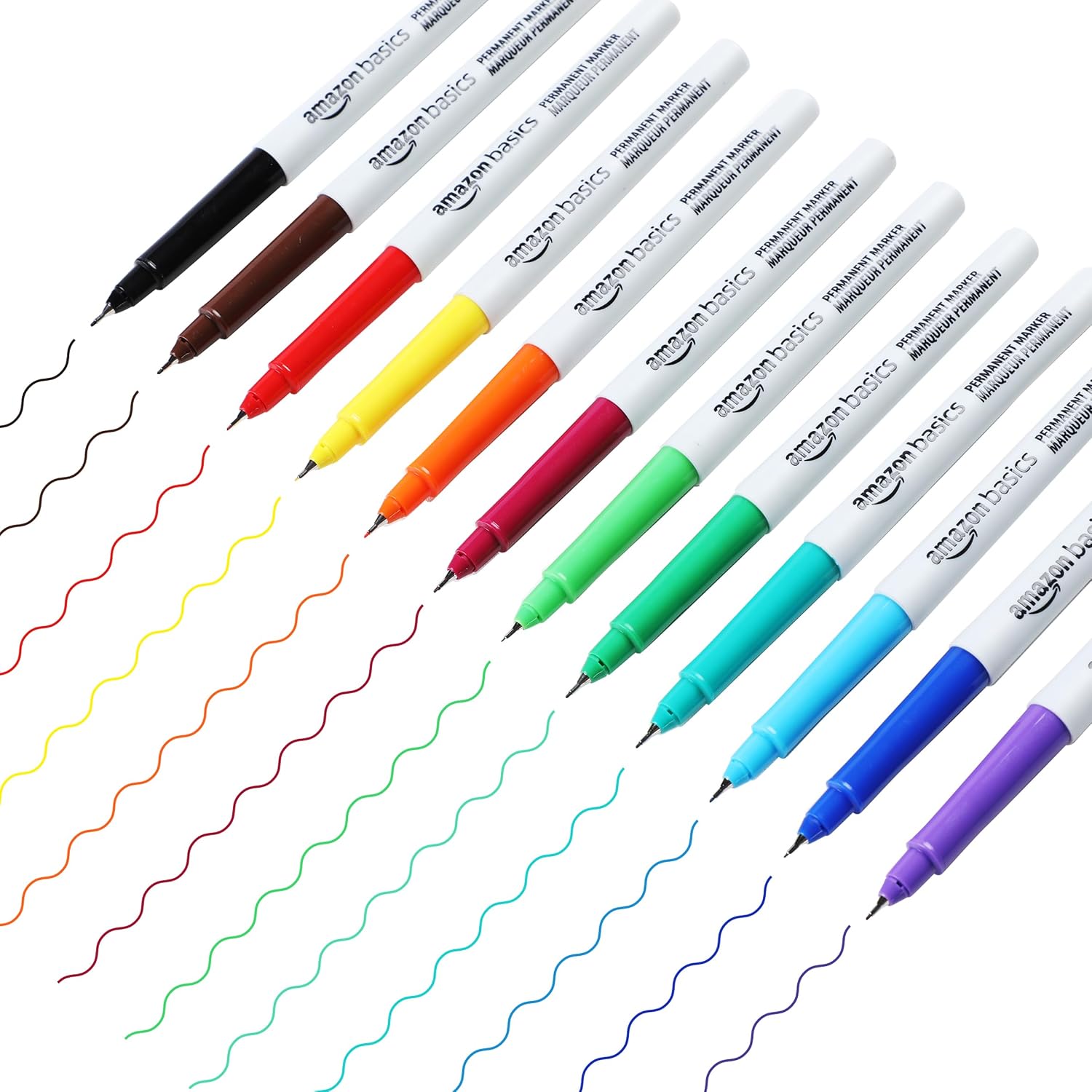 Thumbnail 2 de Amazon Basics Ultra Fine Point Permanent Markers, 24-Pack – penne indelebili di precisione