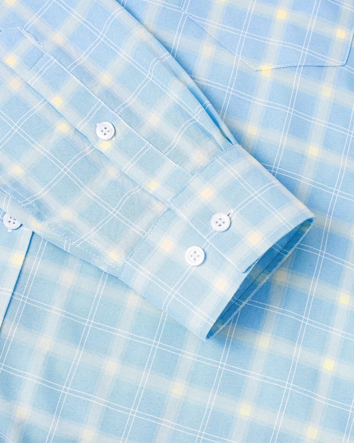 Thumbnail 5 de Alimens & Gentle Plaid Button Down Shirt Cotton Long Sleeve