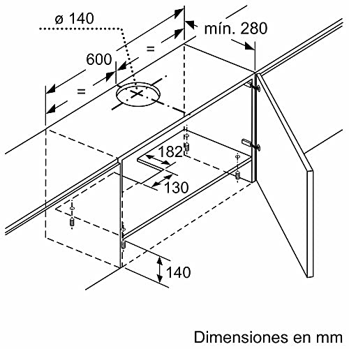 Detalle 2 de Balay Campana Telescópica 60 cm (3BT262MB): discreta, eficiente y fácil de mantener