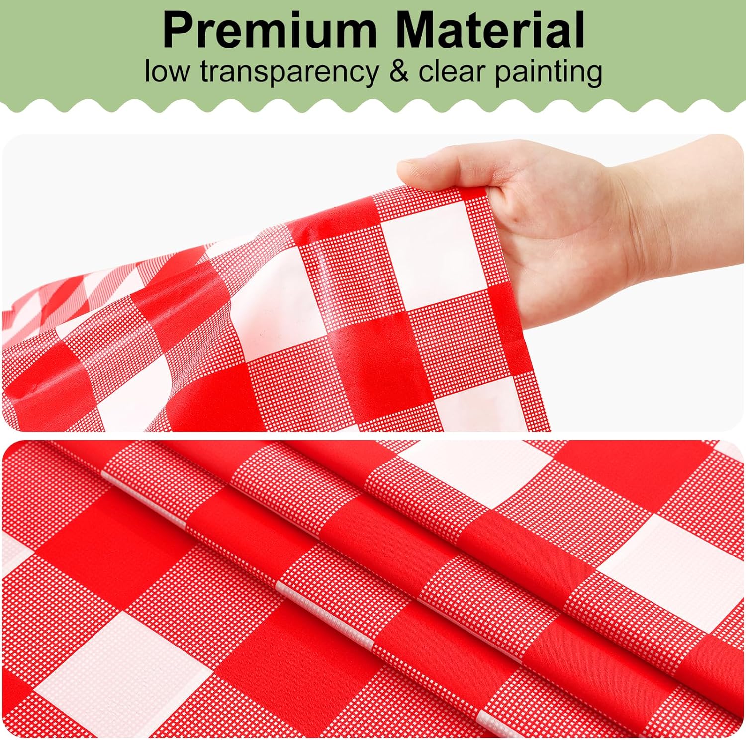 Thumbnail 5 de misaya 6 Packs Buffalo Tablecloth 54 x 108 in