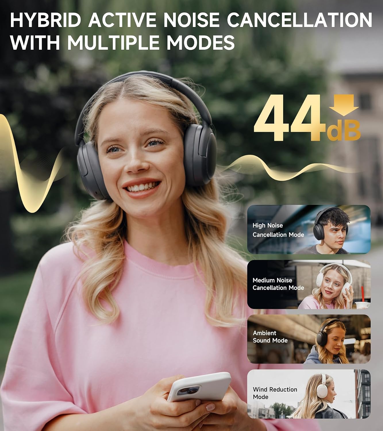 Thumbnail 1 de Edifier W800BT Pro Hybrid ANC Headphones: Balanced Sound, Long Battery, UK-use Review
