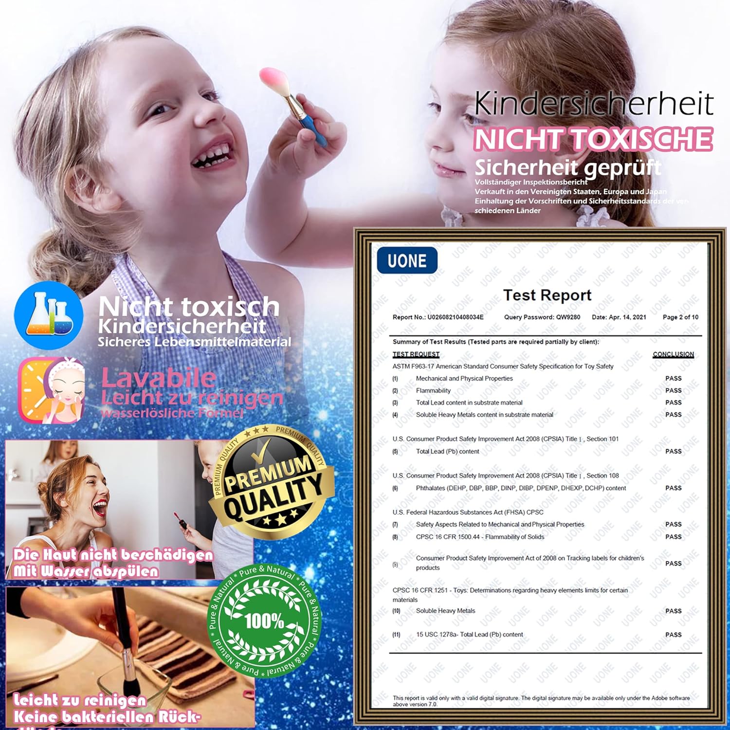 Thumbnail 2 de Kinderschminke Set 57‑teiliges Mädchen
