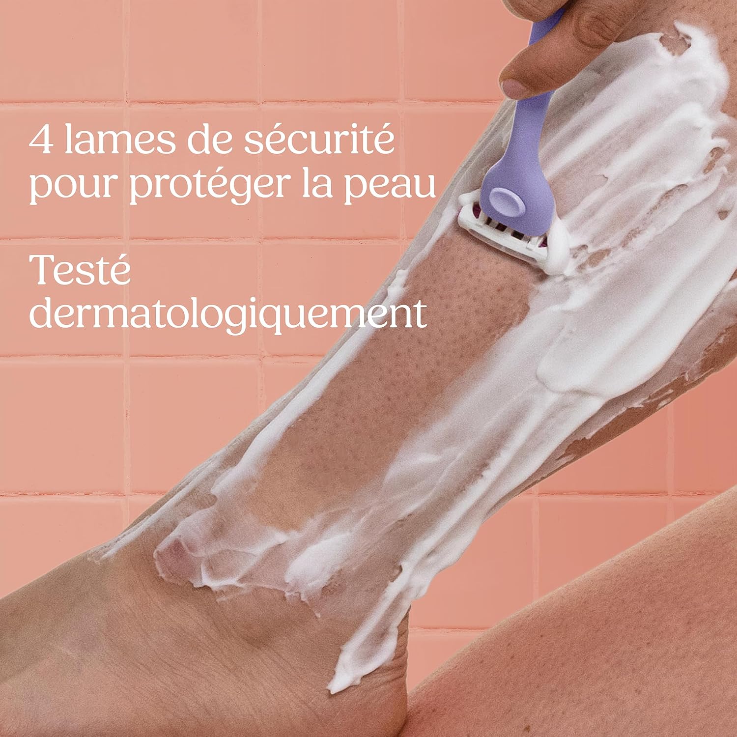 Detalle de Wilkinson Sword Intuition Quattro Sensitive – Pack XL avec 6 recharges pour peau sensible