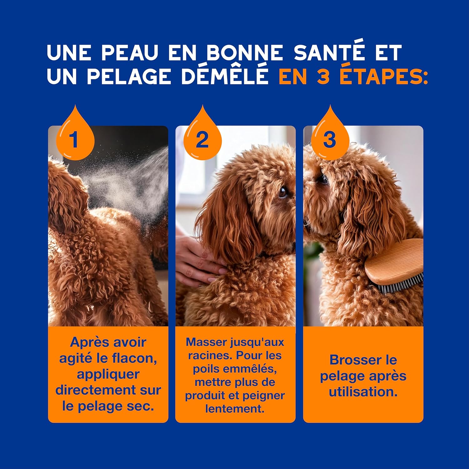 Detalle de DOUXO Skin & Coat Spa – Spray démêlant Ultra-Safe pour chiens, 340 mL