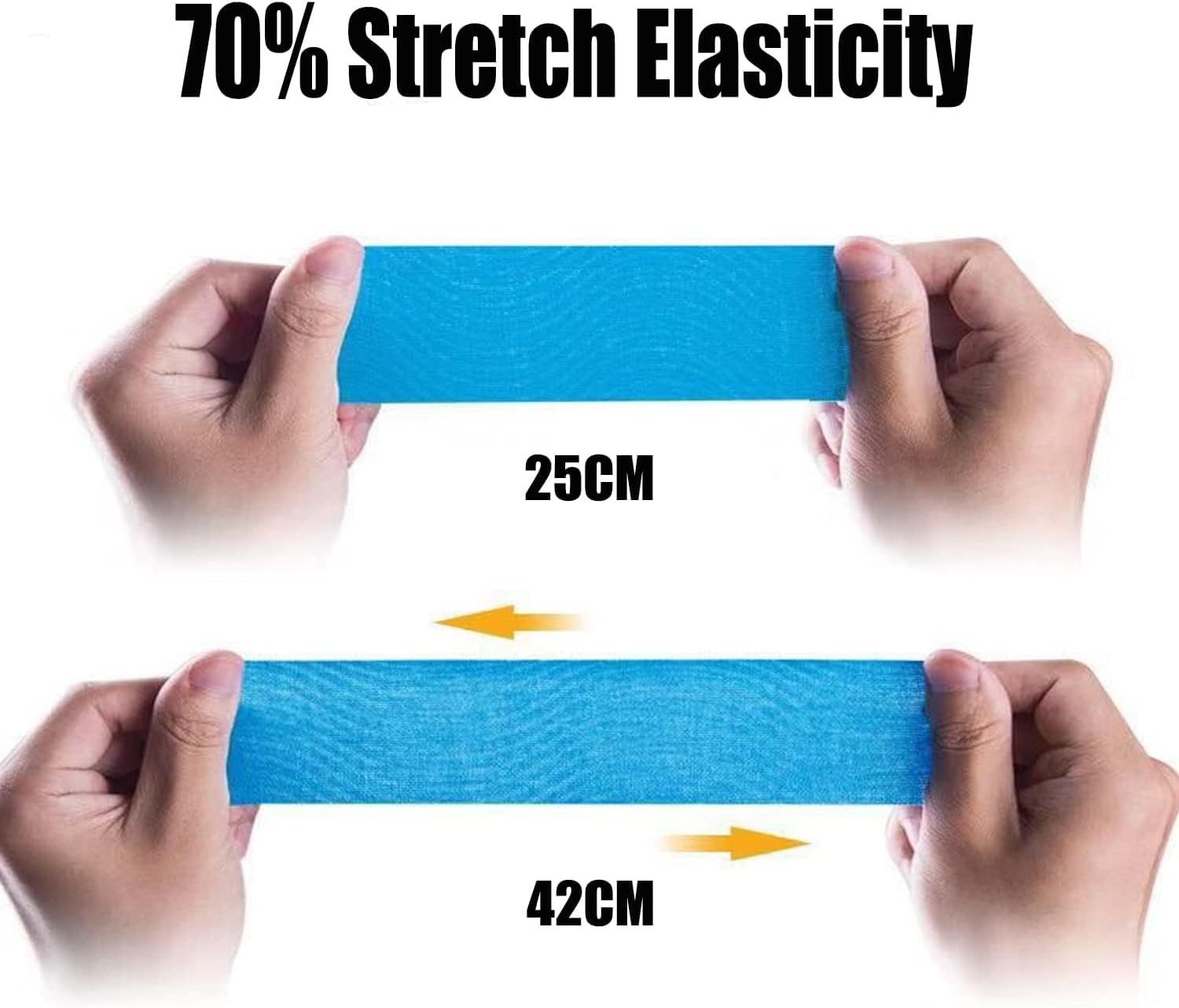 Thumbnail 2 de ANAMPION Kinesiology Tape (waterproof) – Skin colour, 5cm, 3 rolls