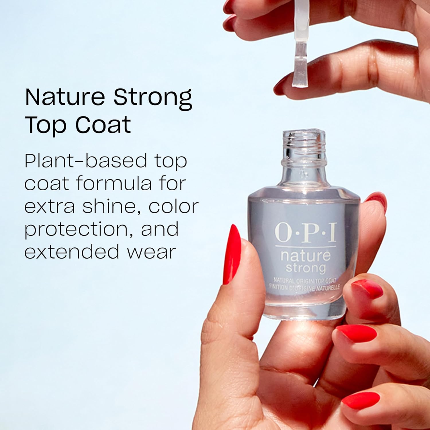 Thumbnail 1 de OPI Nature Strong | Base & Top vegano a origine naturale (sintesi smalto + protezione) da 15 ml