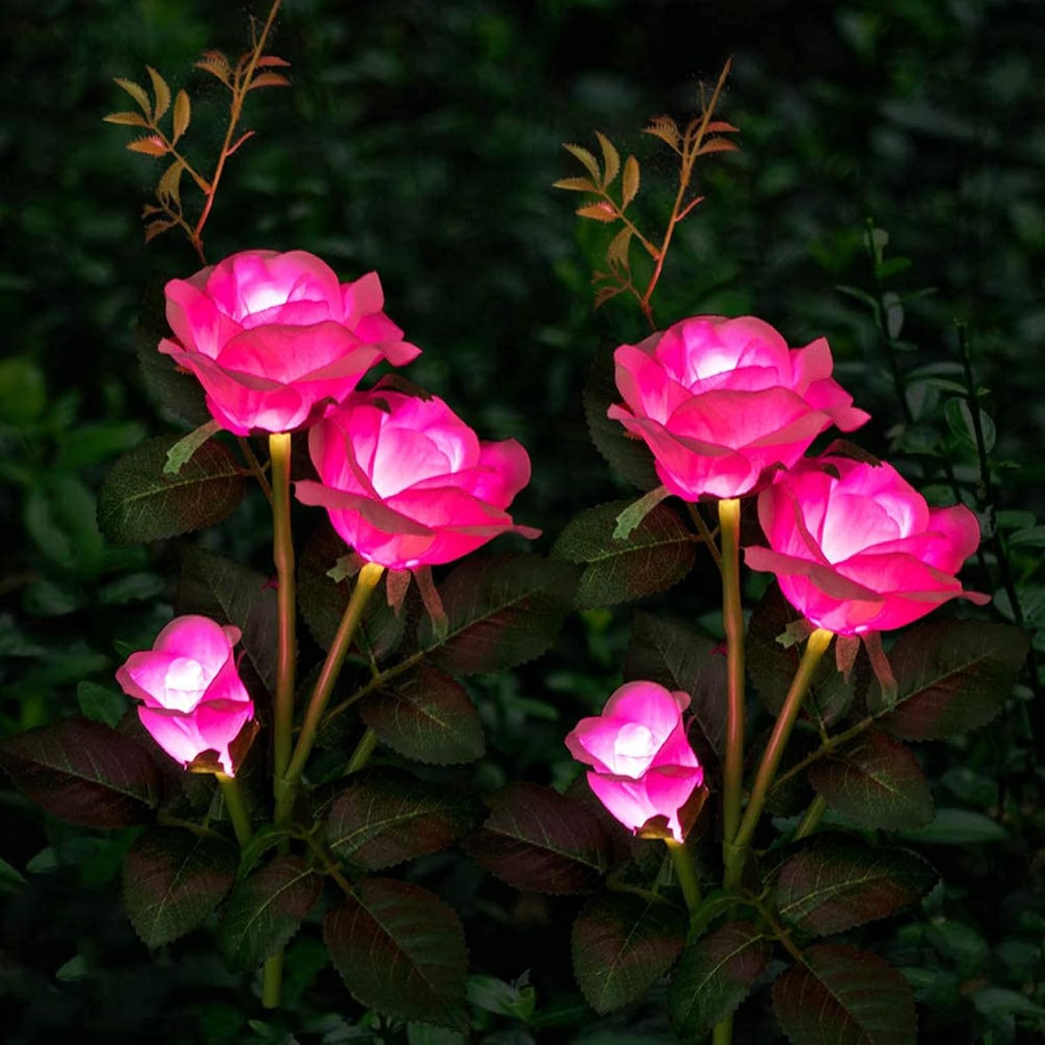 Thumbnail 6 de XVZ Solarleuchten Garten Rosa 2er Set