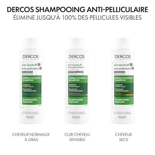 Thumbnail 5 de Dercos Shampooing Antipelliculaire Cuir Chevelu Sensible Sans Sulfate par VICHY