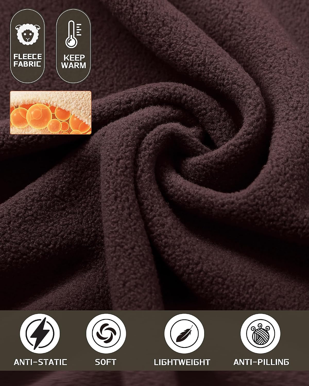 Detalle de 33,000ft men fleece jacket full zip