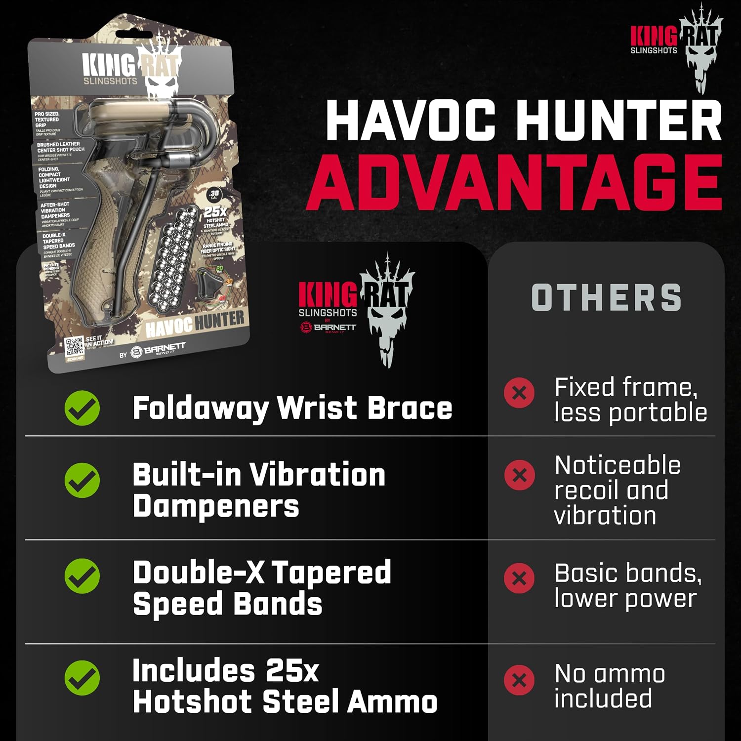 Detalle 2 de Barnett slingshot Havoc Hunter