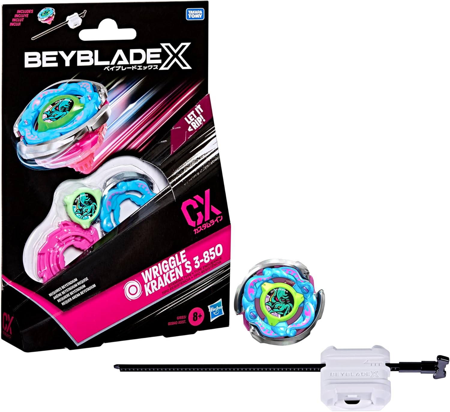 Hasbro Beyblade X Wriggle Kraken S 3-85O CX Starter Pack