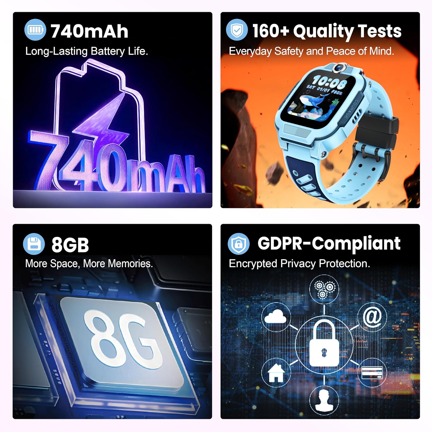 Thumbnail 6 de imoo Z3 Watch for Kids: GPS, 4G Phone & Safety Features in a Durable, Waterproof Smartwatch