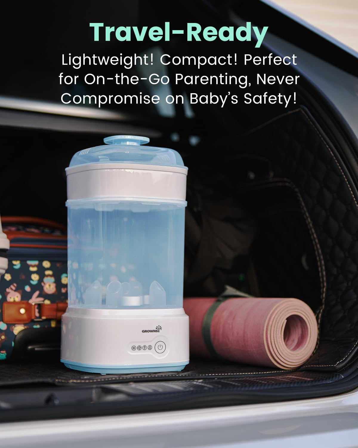 Thumbnail 6 de Grownsy LS-BE916 Compact Baby Bottle Sterilizer and Dryer, Blue
