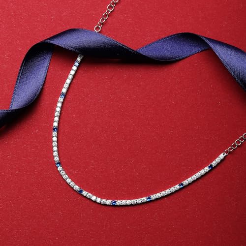 Detalle de Morellato SAIW136, collana in argento 925‰ con zirconi bianchi e blu