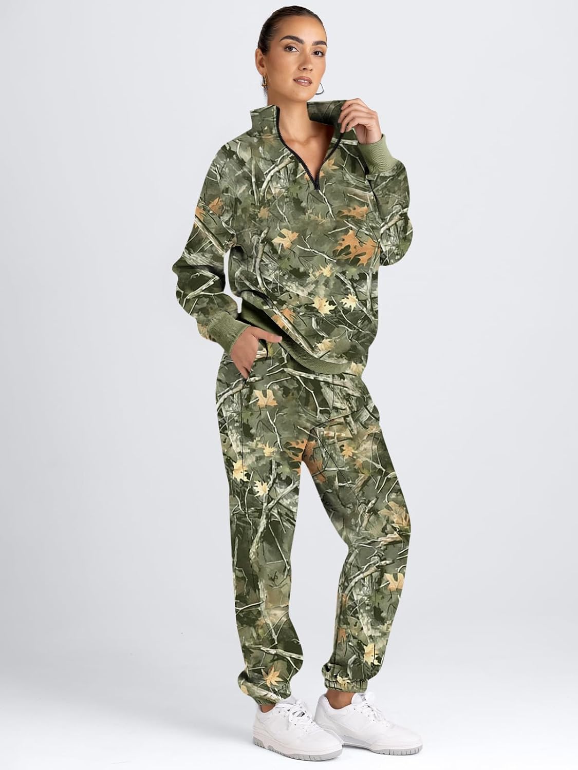 Detalle 2 de AUTOMET Women's Sweatsuit, Cotton-Polyester Blend