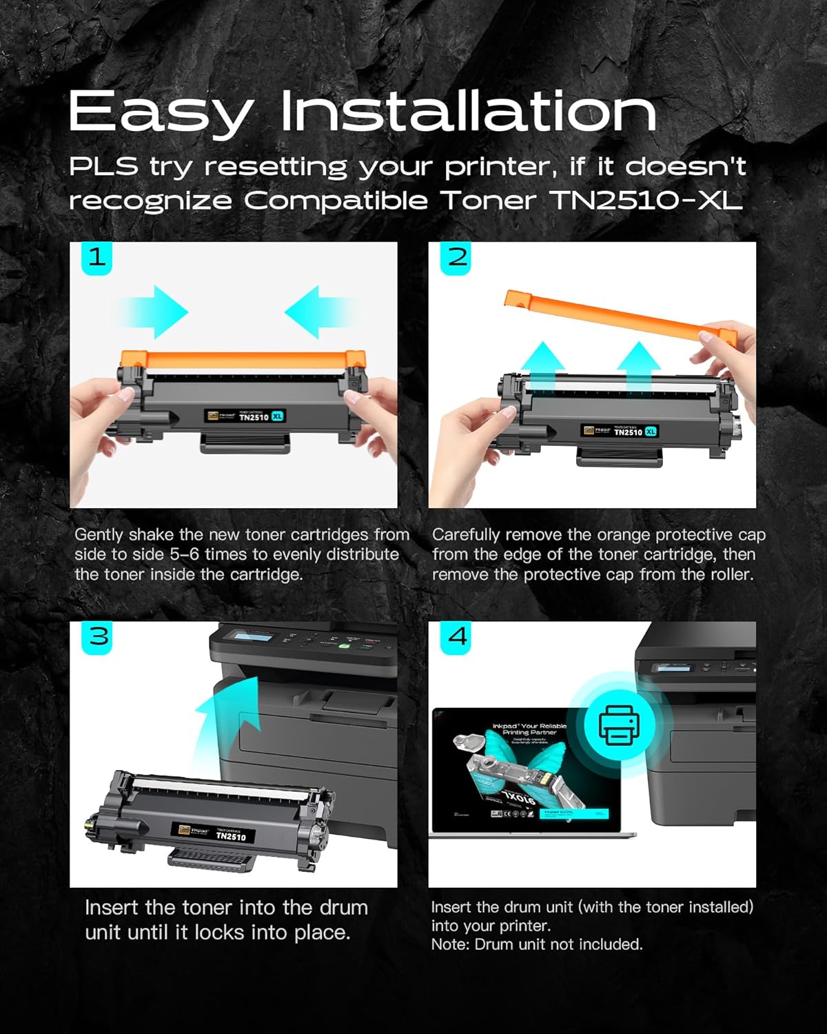 Thumbnail 5 de iNKPAD TN-2510XL Tóner Negros Alta Capacidad para Brother 🖨️
