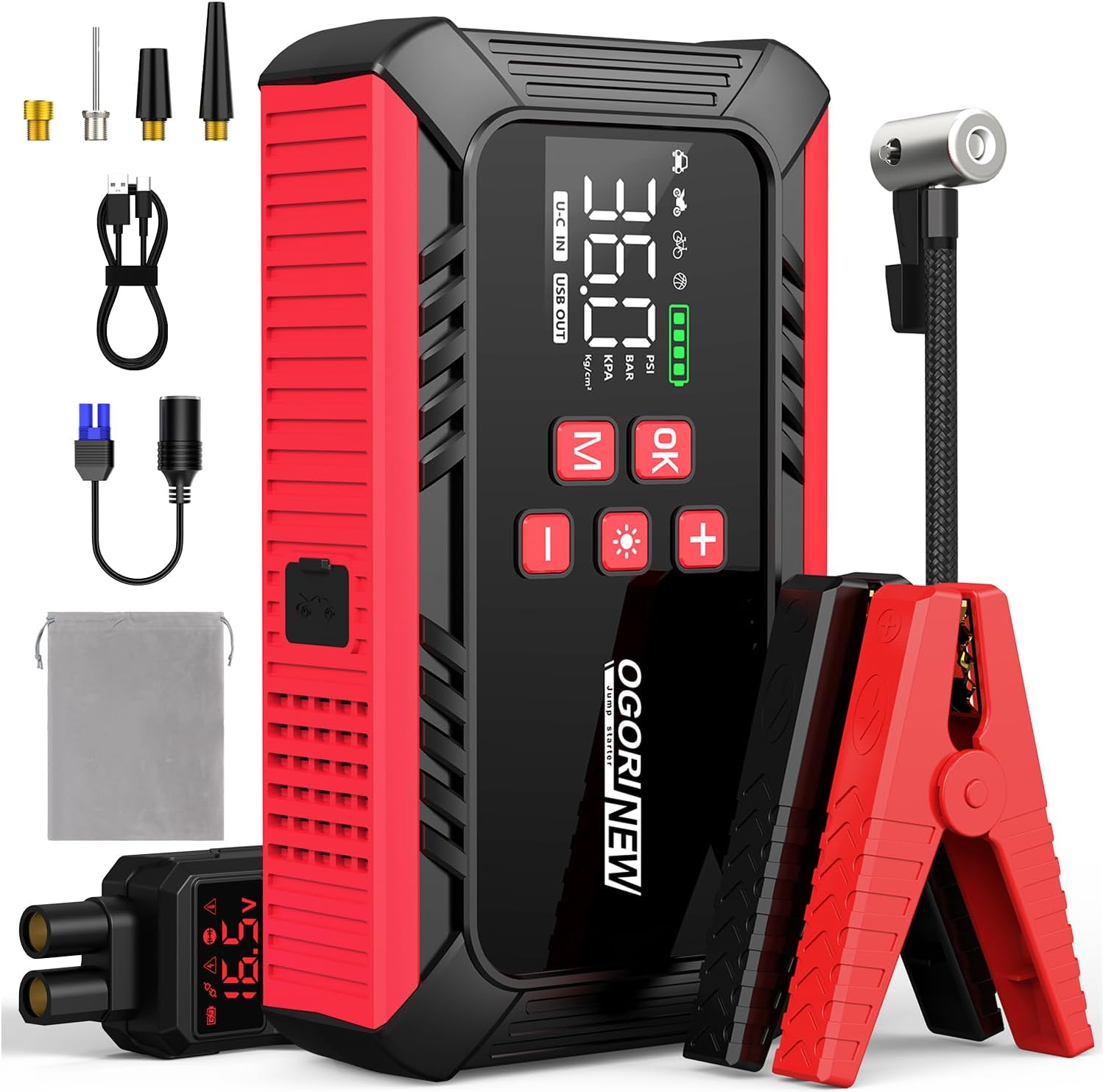 Detalle de OGORI NEW Auto Starthilfe 7000A