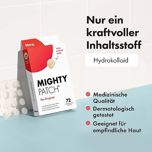 Detalle de Mighty Patch Original Pickel-Patches von HERO COSMETICS – 72 Stück, 12 mm