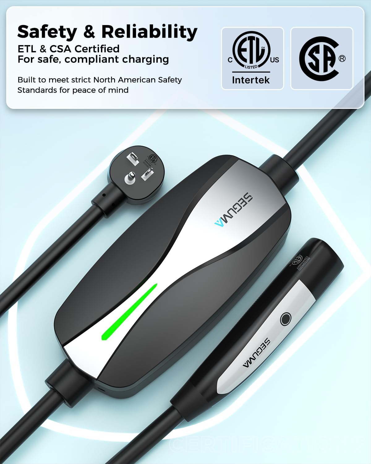 Detalle 2 de SEGUMA Level 1/2 Tesla Charger 25ft