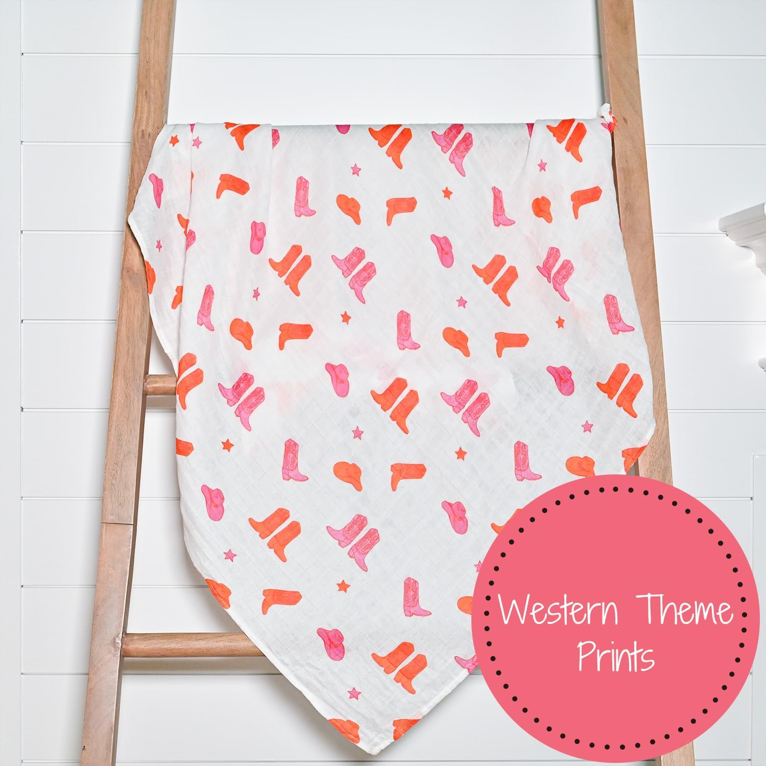 Thumbnail 5 de LollyBanks Muslin Swaddle Blanket, 47 x 47 in
