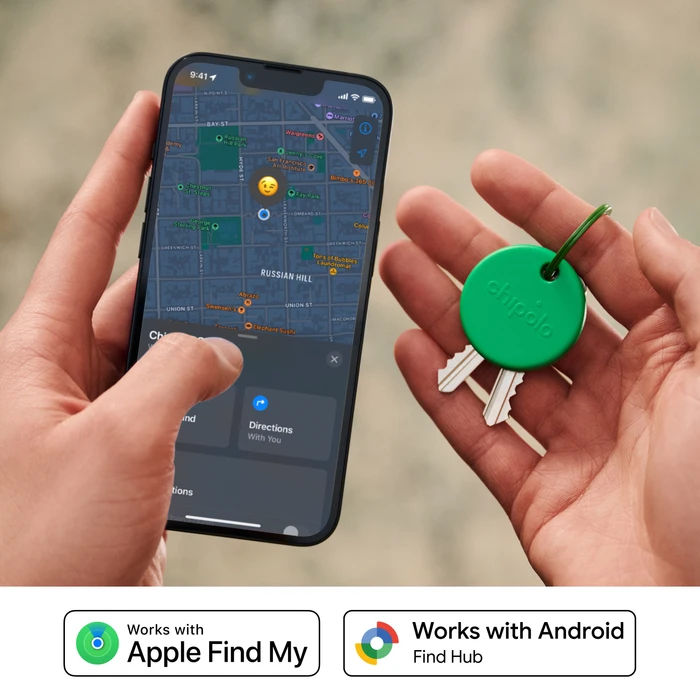 Thumbnail 5 de Chipolo POP Grün Bluetooth-Tracker für Schlüssel, Portemonnaie & mehr