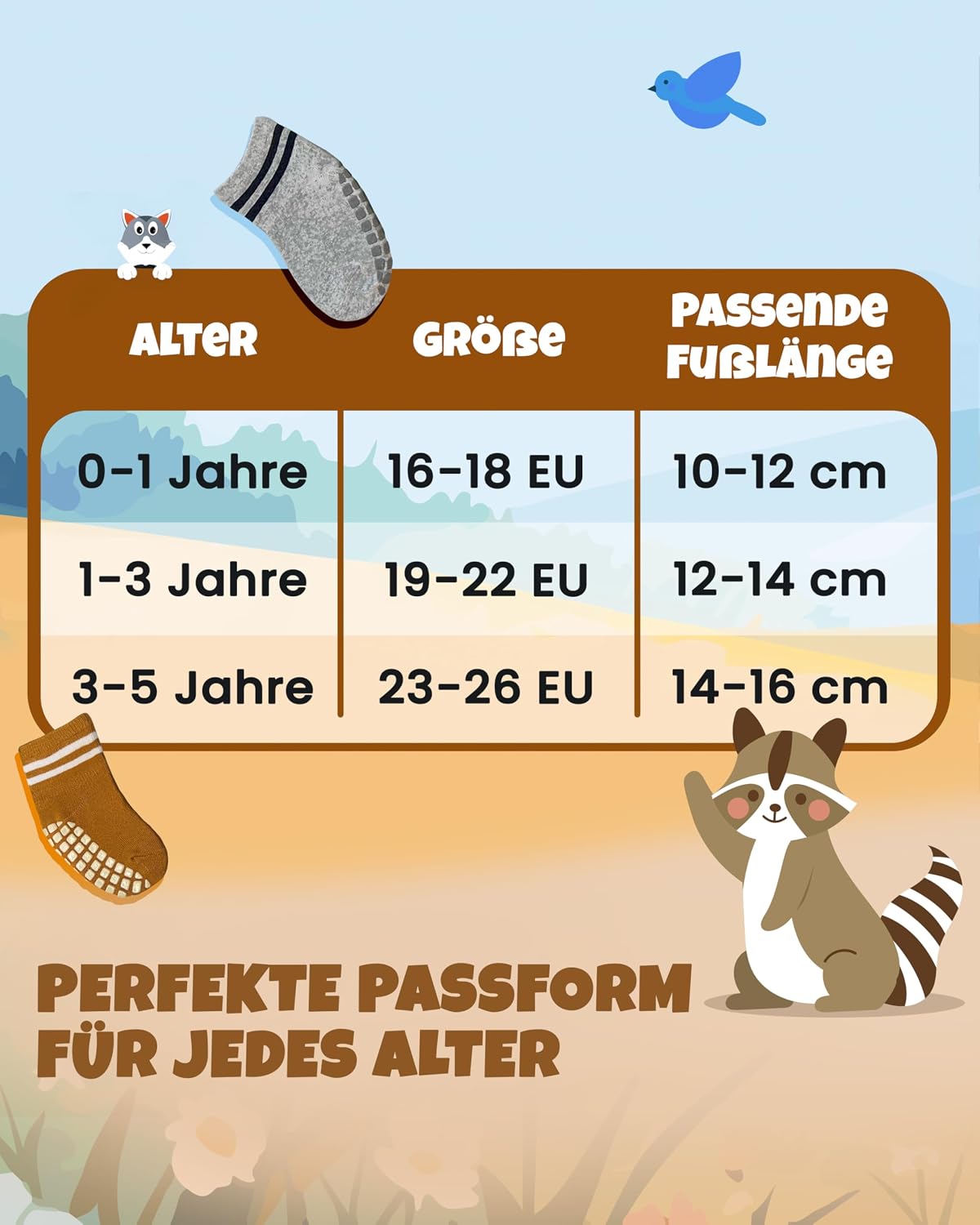 Thumbnail 6 de Kleinbär Stoppersocken Kinder ABS, 0-12 Monate