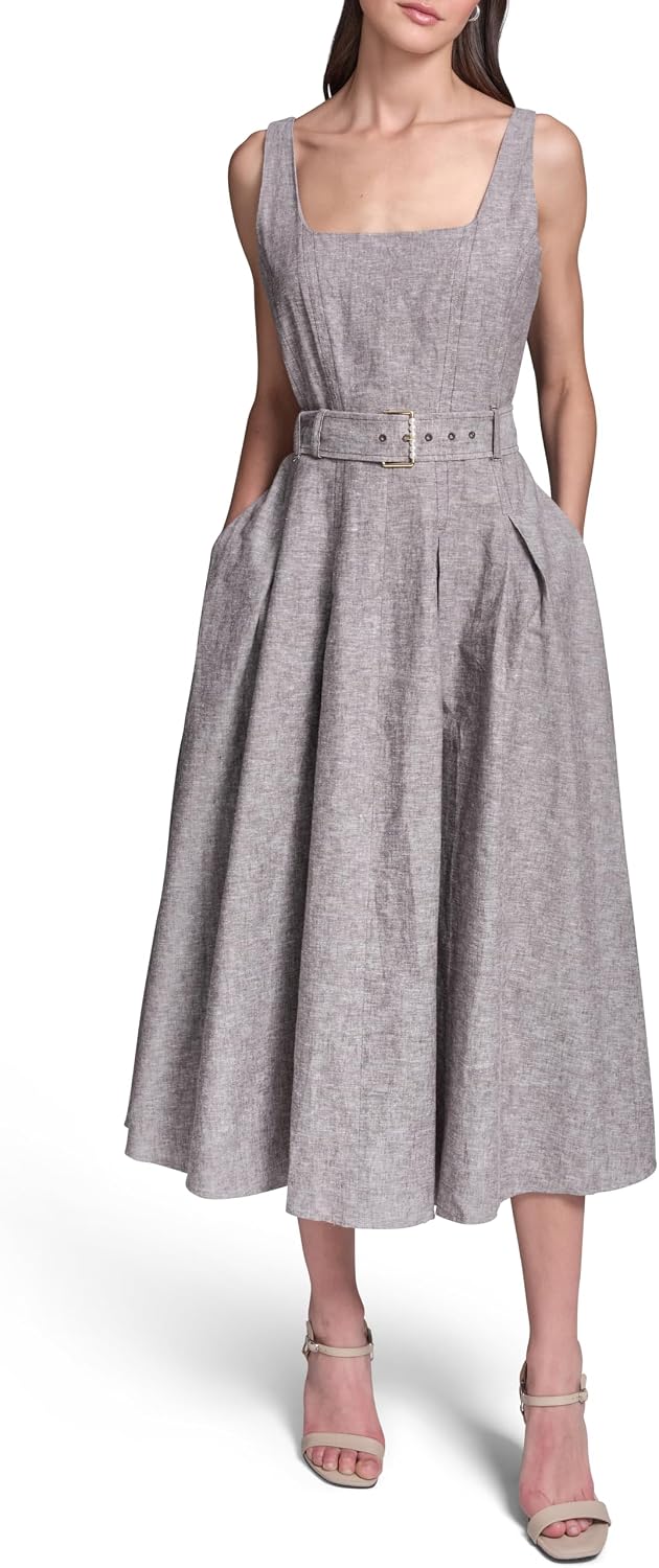 Thumbnail 6 de Karl Lagerfeld Linen Midi Dress