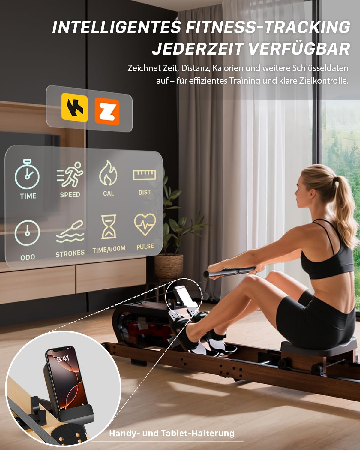 Detalle 2 de Aeriflo W200 Rudergerät 180 kg 🛶