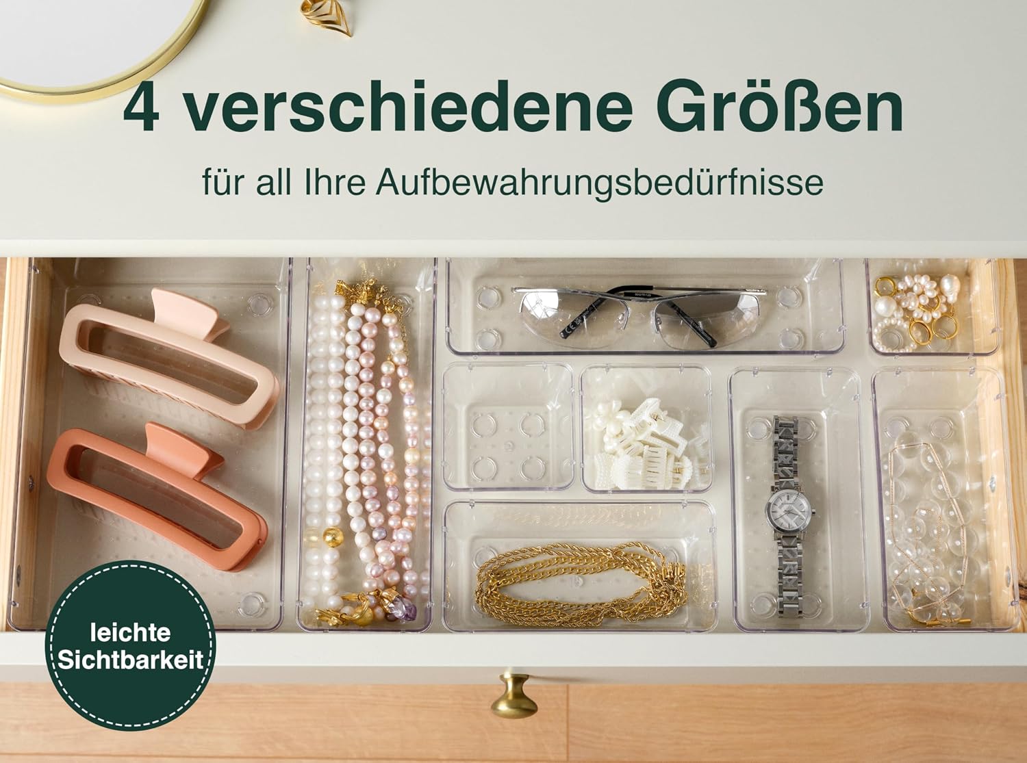 Detalle 2 de uandu Schubladen Organizer 50er Set