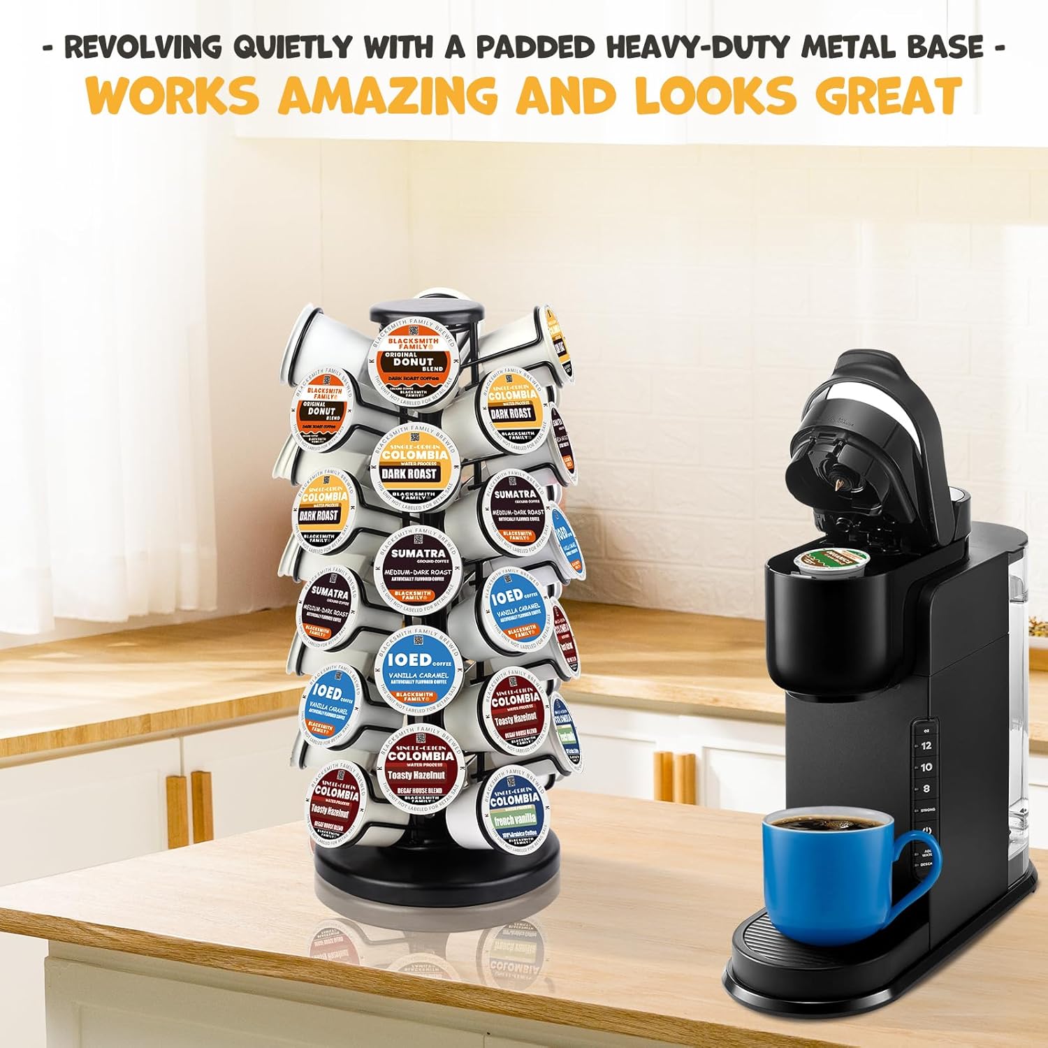 Detalle de K Cup Pod Holder with 40-Pod Capacity