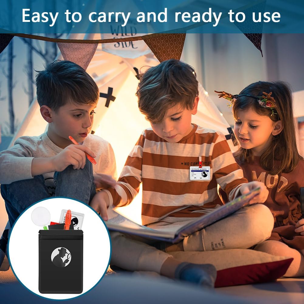 Thumbnail 3 de Kit de détective espionnage pour enfants OSDUE – 56 pièces avec stylo secret et carnet