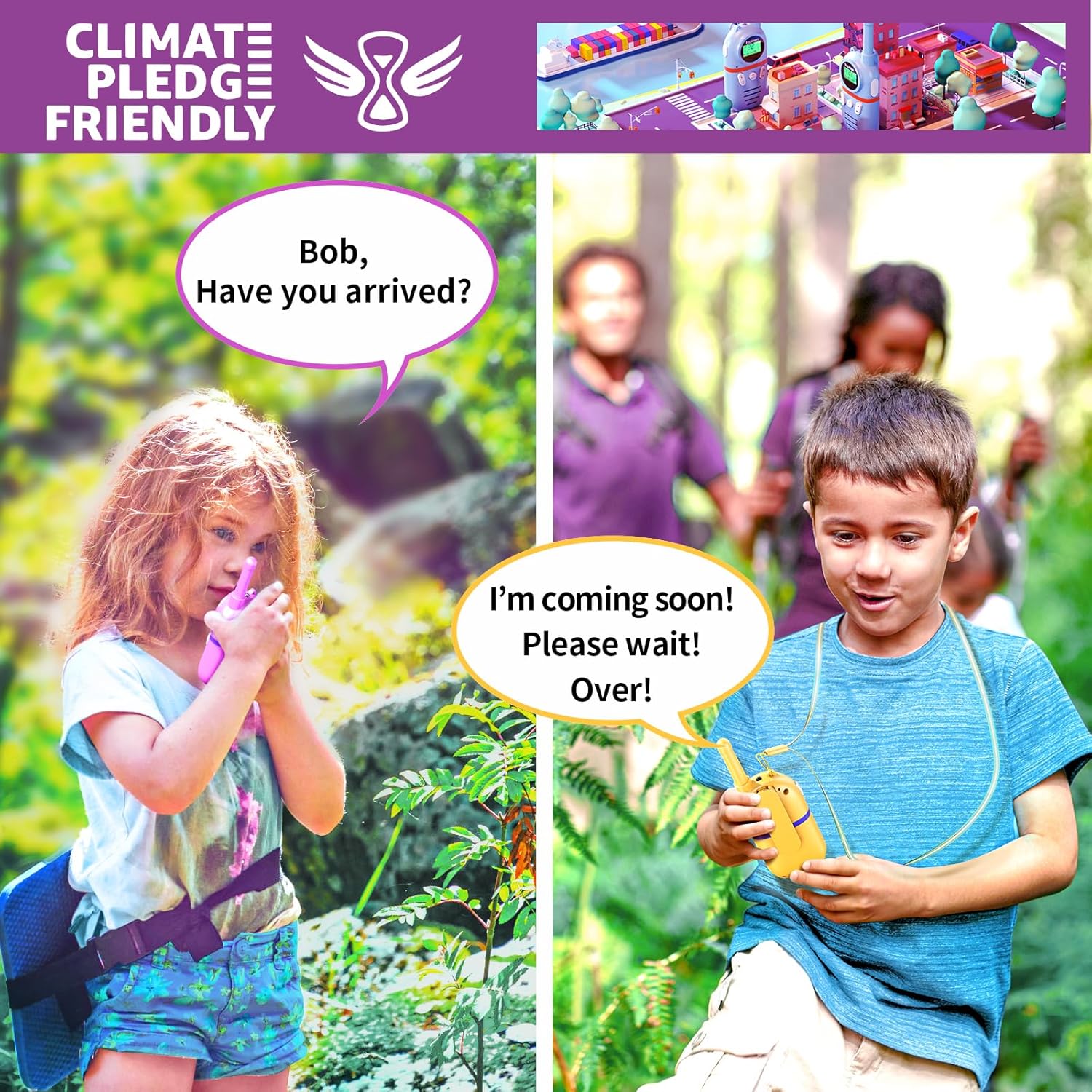 Thumbnail 4 de Inspireyes 3-Pack Walkie Talkies for Kids