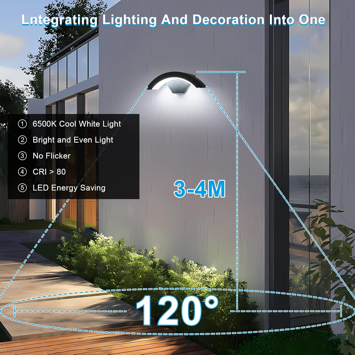 Thumbnail 5 de Comely 24 W applique LED esterno IP65