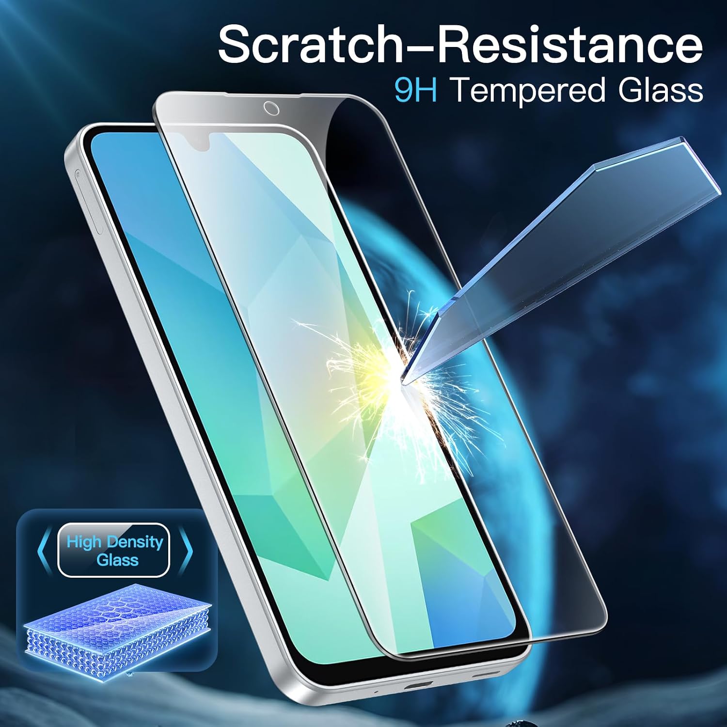 Thumbnail 2 de JETech Screen Protector for Samsung Galaxy A16 5G 6.7-inch, 3-pack