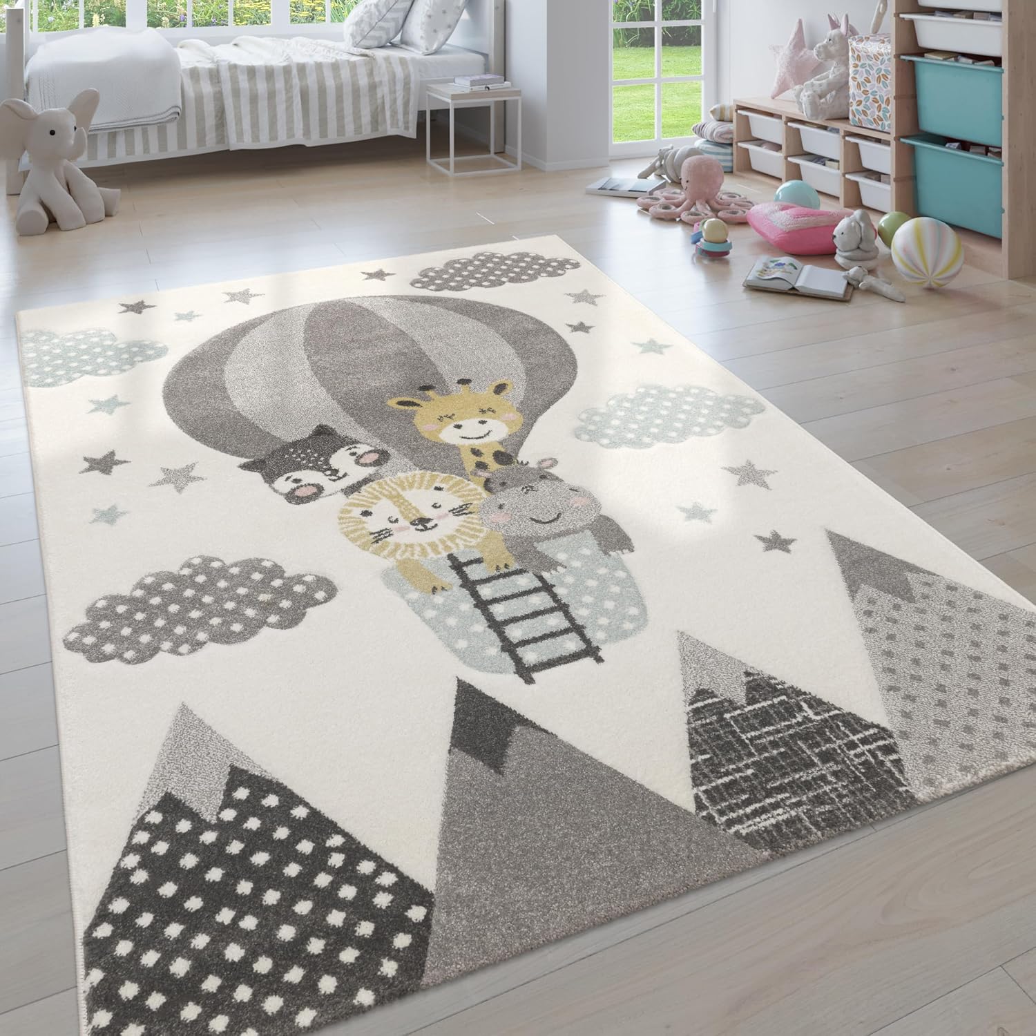 Thumbnail 6 de Kinderteppich Regenbogen 80x150 cm Kurzflor