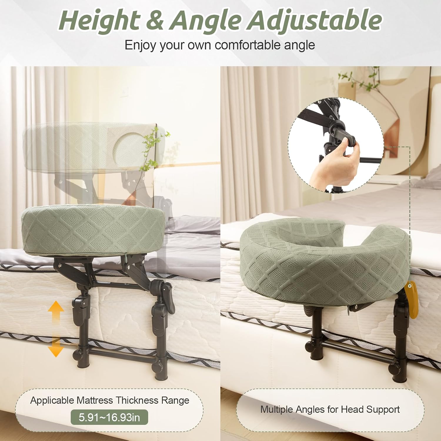 Detalle 1 de Cxgros Massage Headrest for Bed 3.5 lb