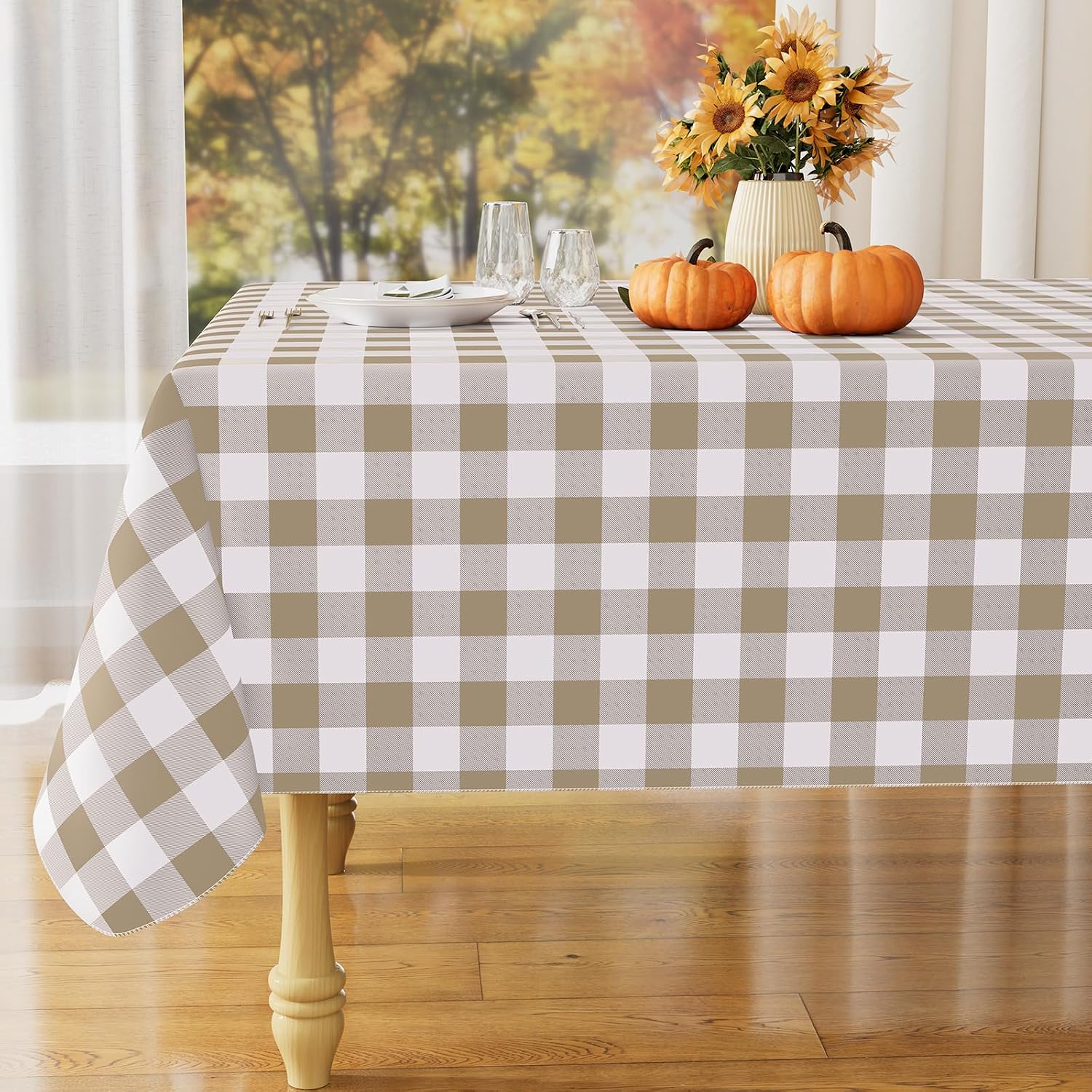 Detalle de misaya Vinyl Tablecloth, 60" x 84