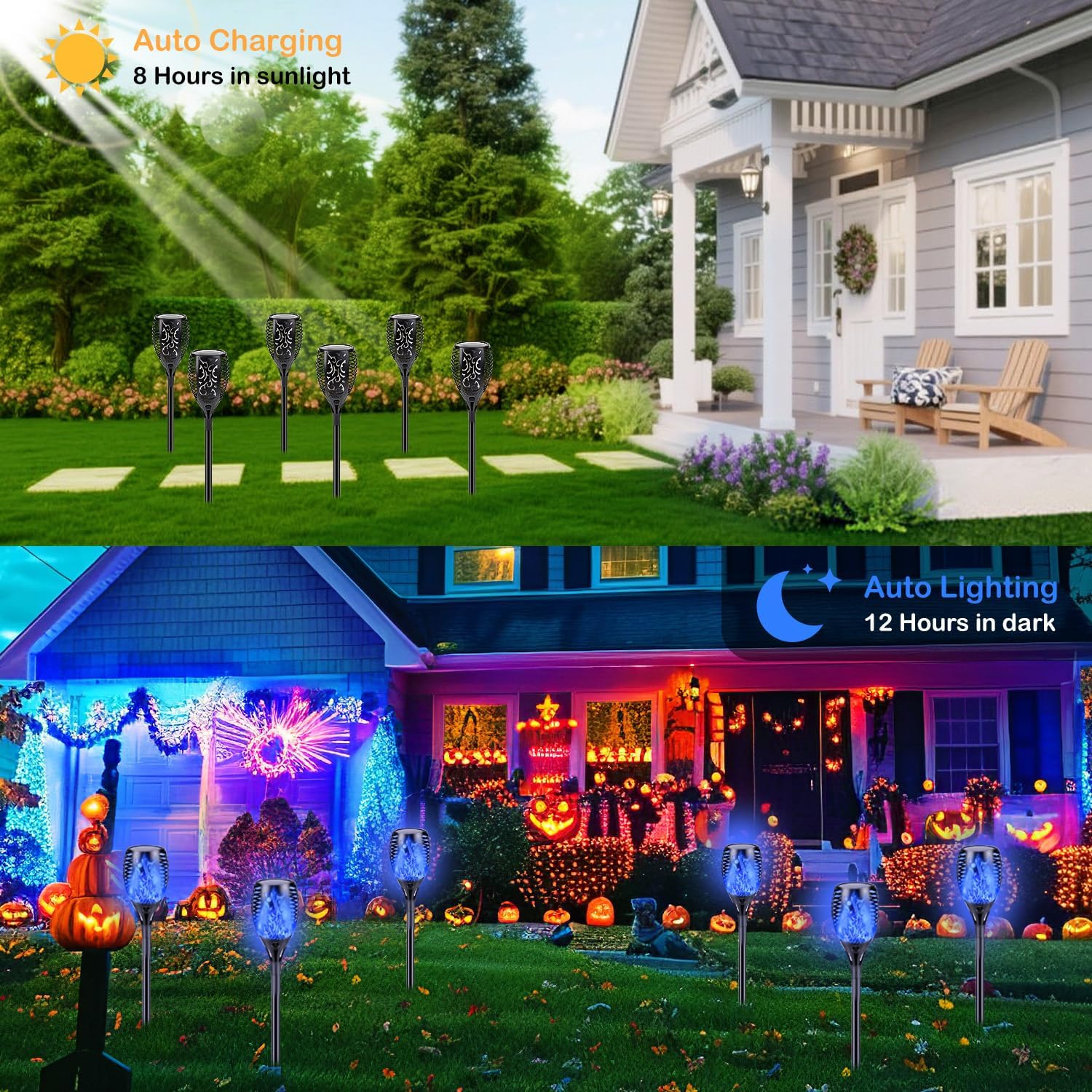Detalle 2 de Solar Torch Lights, 6-Pack