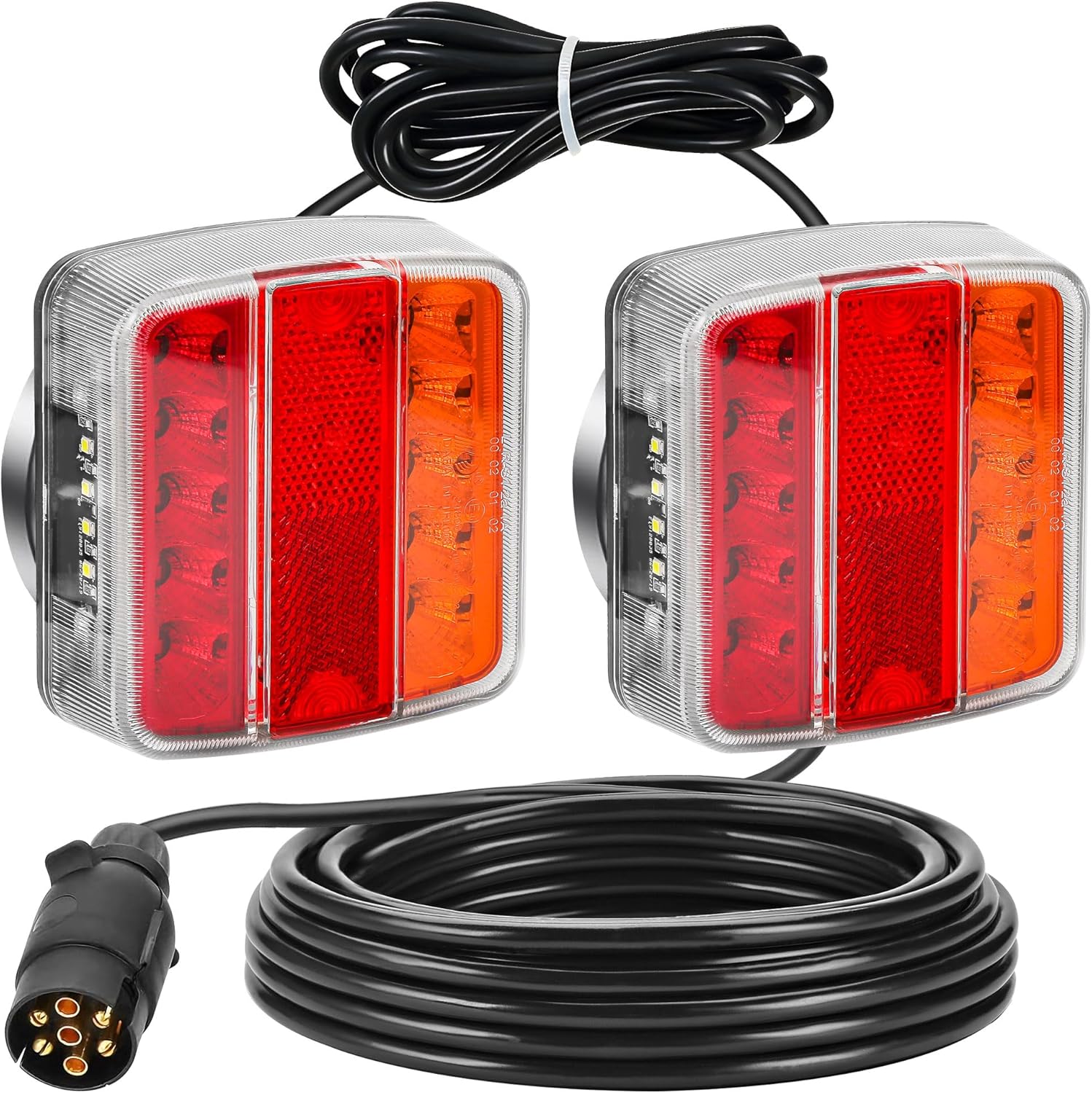 Detalle de DARKGUARD Magnetic Led Trailer Lights with Cable 7.5m & 7 Pin Trailer Plug